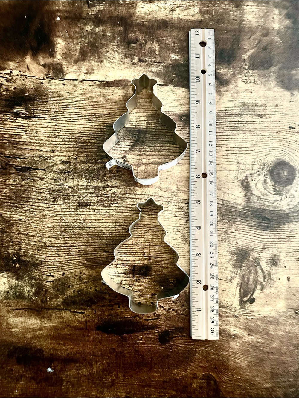 Set of 2 Christmas Tree Cookie Cutter